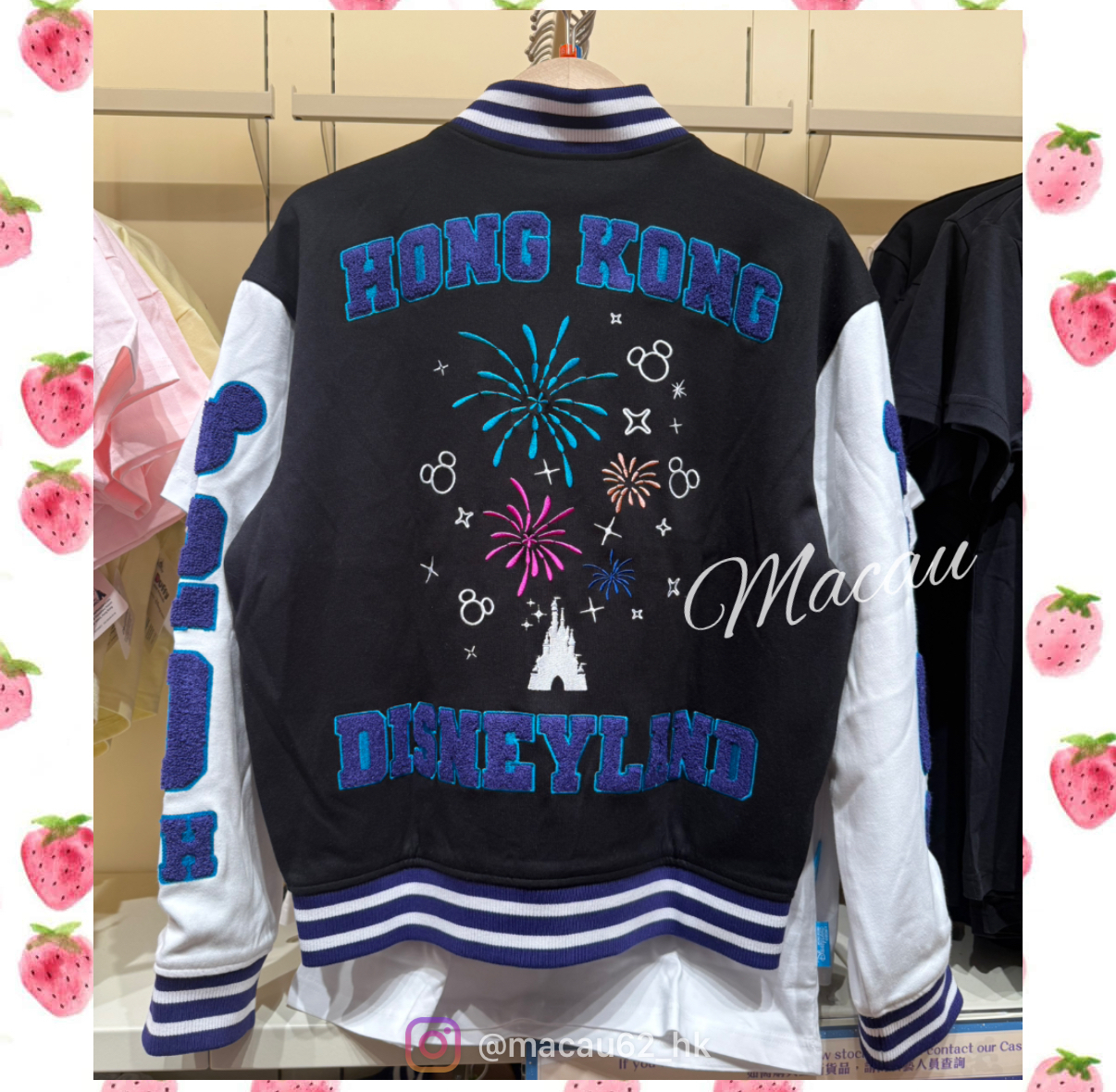 香港ディズニー☆パーク20周年記念大人用 男女兼用ジャケット (Disney