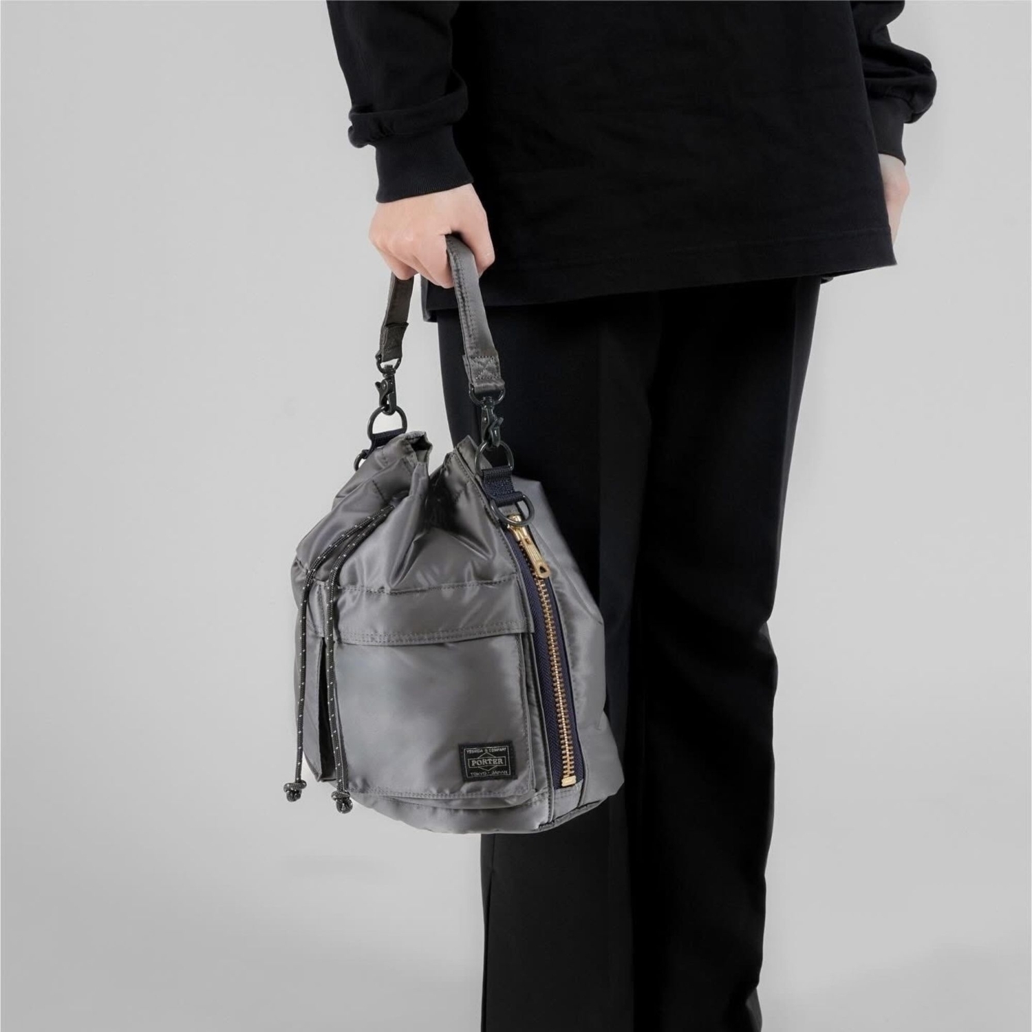 国内発送【PORTER】2WAYツールバッグ 巾着型ショルダーバッグ (PORTER