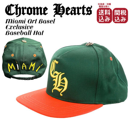 グリーン（緑）系 CHROME HEARTS(クロムハーツ) 帽子(メンズ