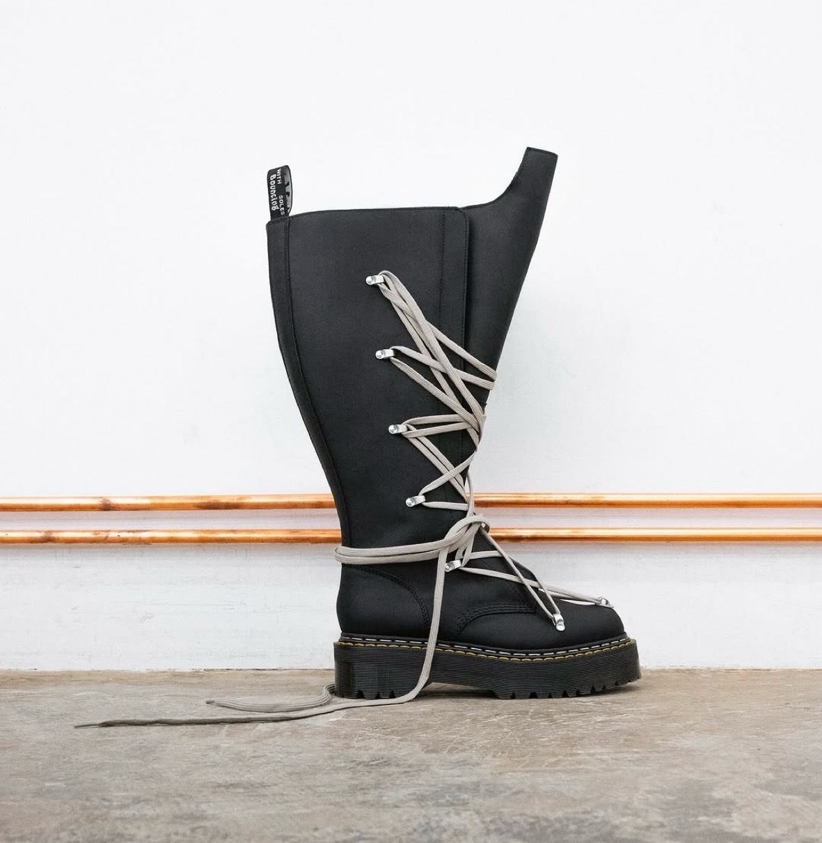 Dr.Martens x Rick Owens ☆ 1B60 QUAD SOLE PENTALACE BOOT (RICK