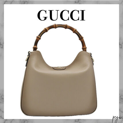 バンブー ベージュ系 GUCCI(グッチ) バッグ・カバン(レディース