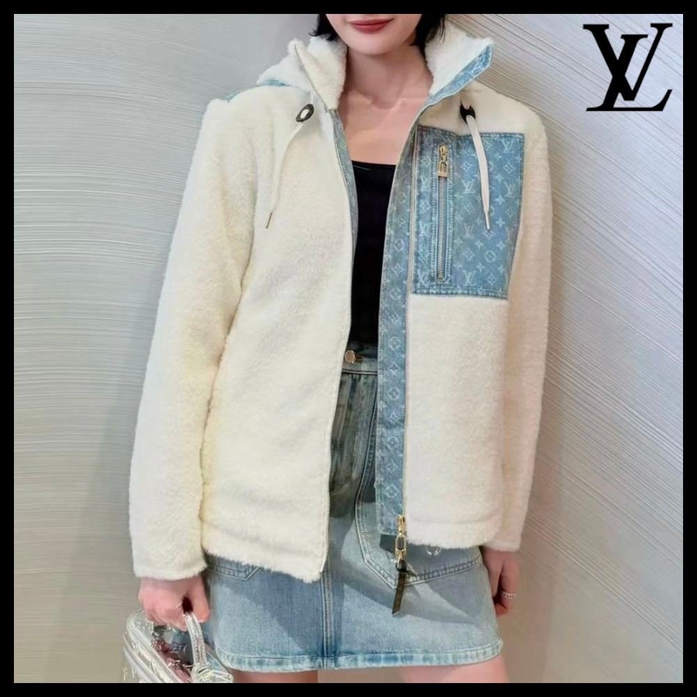 冬にぴったり♪】ルイヴィトン☆フリースジャケット (Louis Vuitton