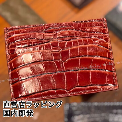 レッド（赤）系 BOTTEGA VENETA(ボッテガヴェネタ) カードケース・名刺