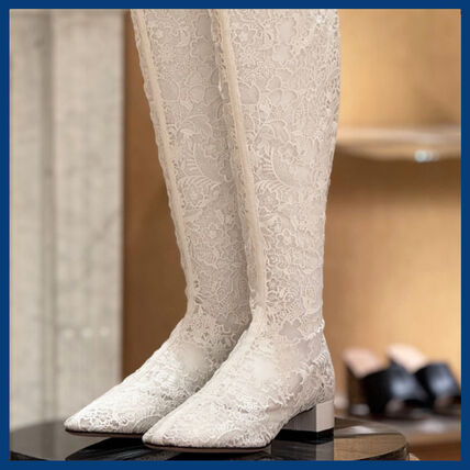 ホワイト ホワイト（白）系 Dior(ディオール) ロングブーツ(レディース