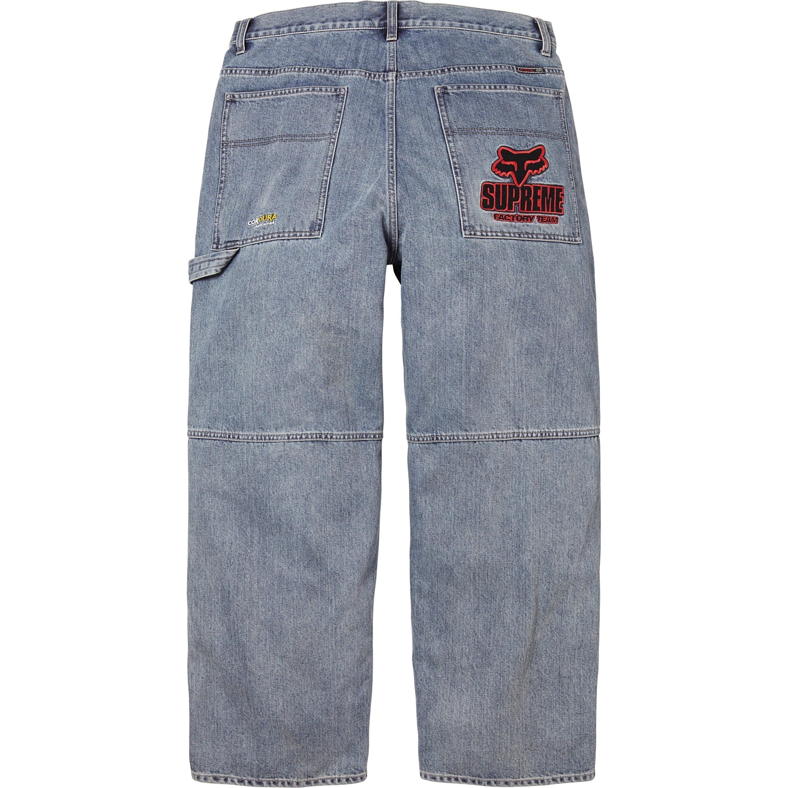 FW25 Supreme Fox Racing Cordura Baggy Jean (Supreme/デニム