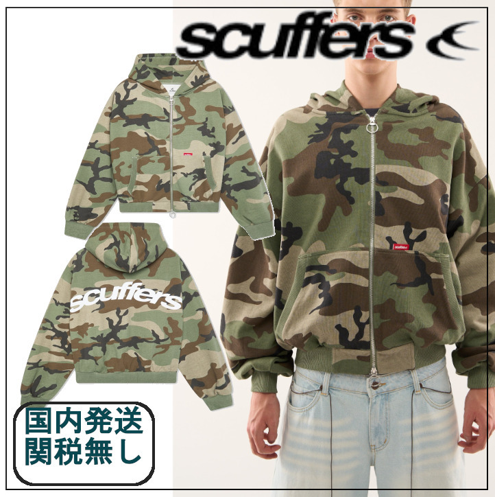 大人かっこいい☆国内発送☆SCUFFERS SCFF Camo Zipper (Scuffers