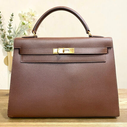 ブラウン（茶色）系 HERMES Kelly(エルメス ケリー) ハンドバッグ