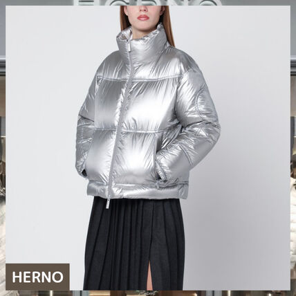 シルバー（銀色）系 HERNO(ヘルノ) アウター(レディース) - ブランド