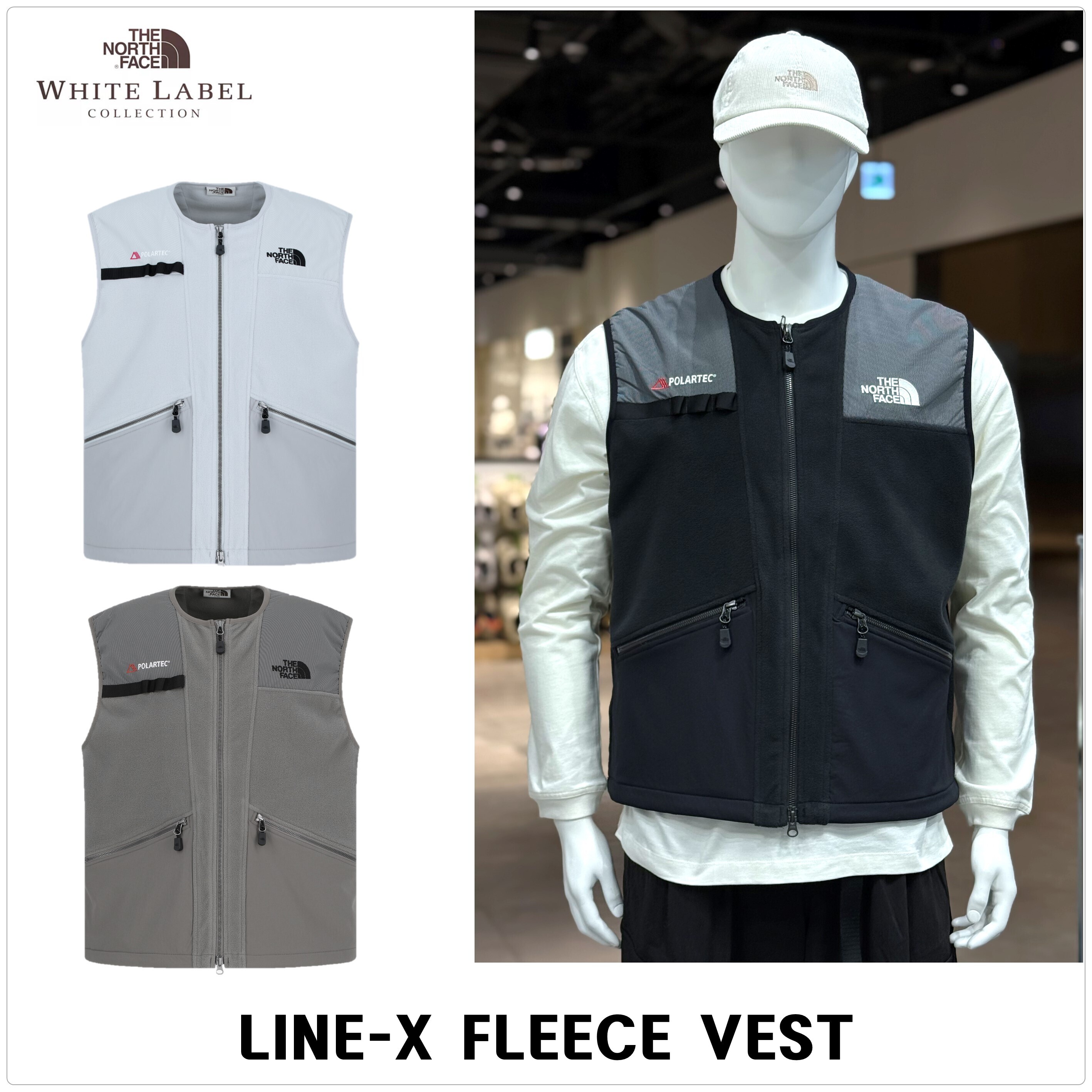 ノースフェイス]LINE-X フリース ベスト☆新作・25AW☆男女☆ (THE