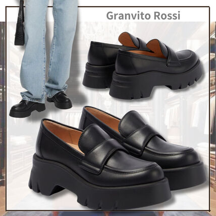 厚底 Gianvito Rossi(ジャンヴィト ロッシ) ローファー