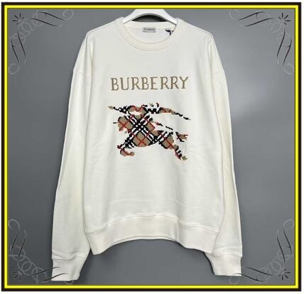 ホワイト（白）系 Burberry(バーバリー) スウェット・トレーナー