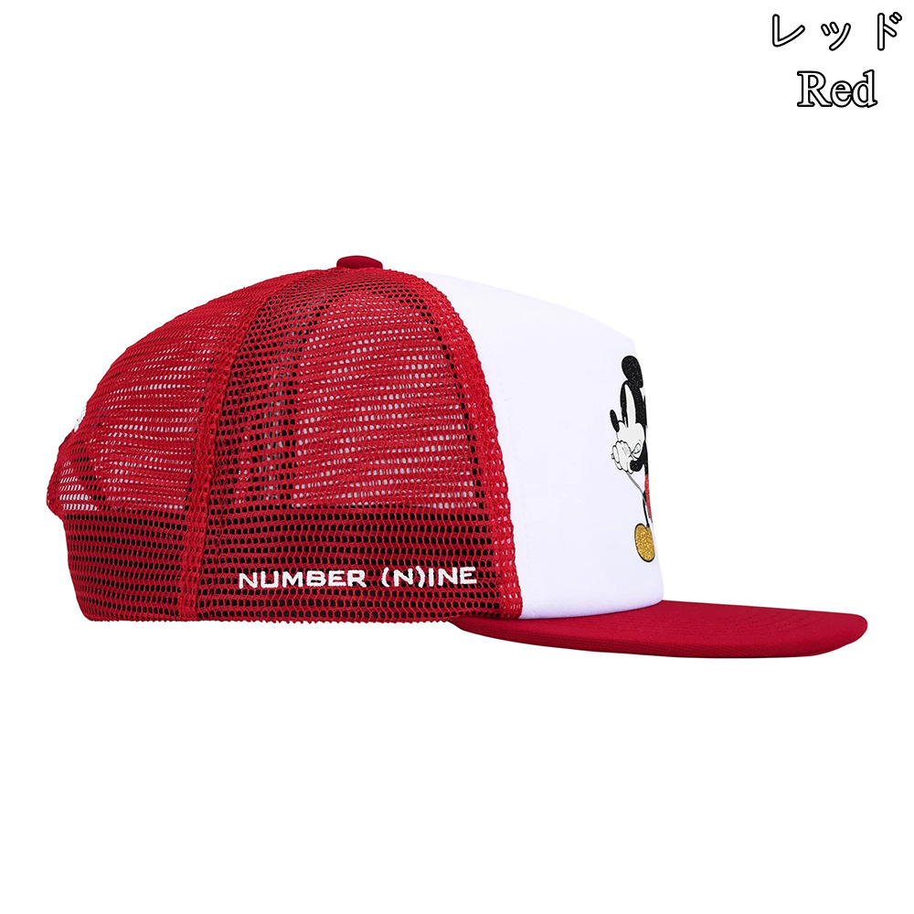 Supreme x Number (N)ine x Mickey Mouse】Mesh Back 5-Panel (Supreme