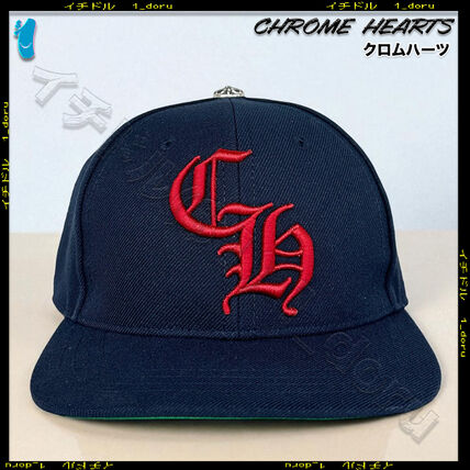 ネイビー（紺）系 CHROME HEARTS(クロムハーツ) キャップ(メンズ