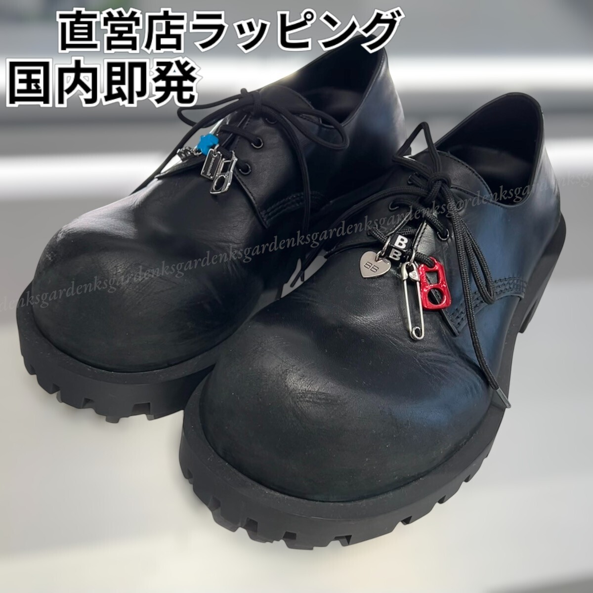 BALENCIAGA HUMMER ダービー チャーム付き (BALENCIAGA/ドレスシューズ