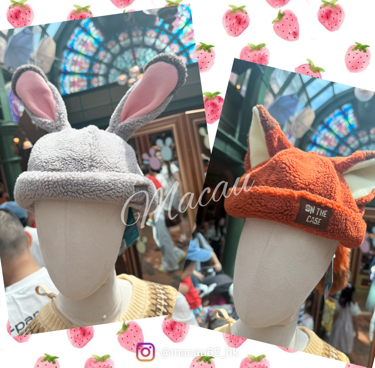 香港ディズニー☆ズートピア2 大人用ふわもこファンキャップ (Disney