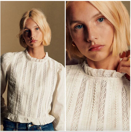 ホワイト（白）系 SEZANE(セザンヌ) ブラウス・シャツ(レディース