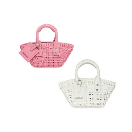 ピンク系 BALENCIAGA(バレンシアガ) かごバッグ(レディース