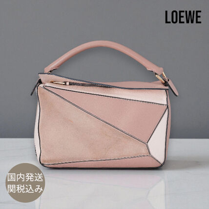 ピンク系 LOEWE PUZZLE(ロエベ パズル) ハンドバッグ(レディース
