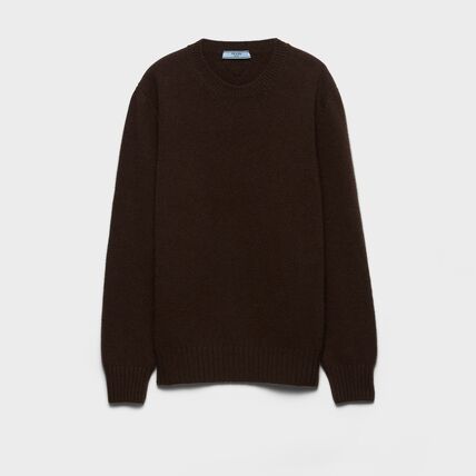 ブラウン（茶色）系 S PRADA(プラダ) ニット・セーター(レディース