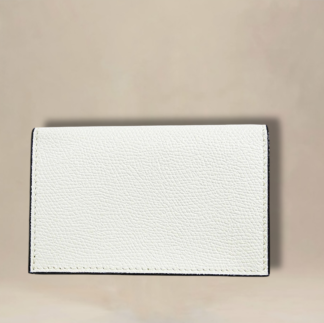 新品 Valextra 名刺入れ ホワイト Valextra ホワイト レザーカード