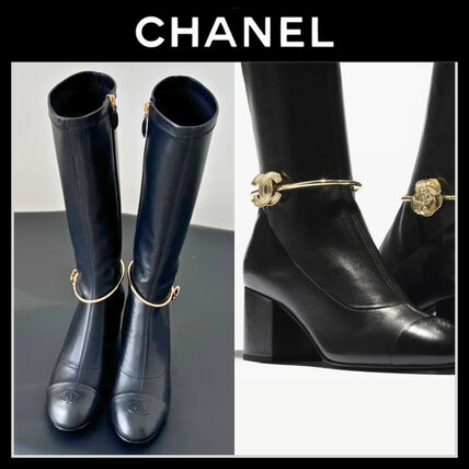 sm 23.5cm CHANEL(シャネル) ロングブーツ(レディース) - ブランド通販