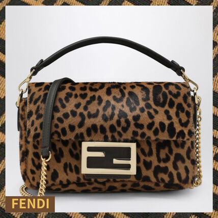 レオパード（ヒョウ柄） FENDI(フェンディ) ショルダーバッグ