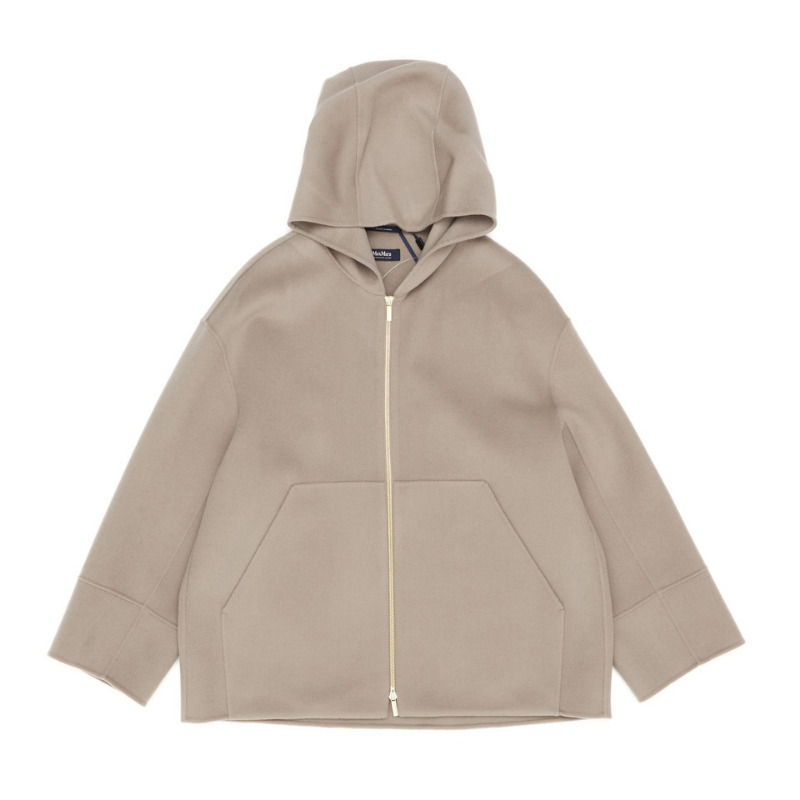 S Max Mara コート Romina バージンウール フード付き 関税込