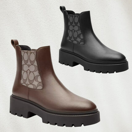 サイドゴア 23cm Coach(コーチ) ショートブーツ・ブーティ(レディース