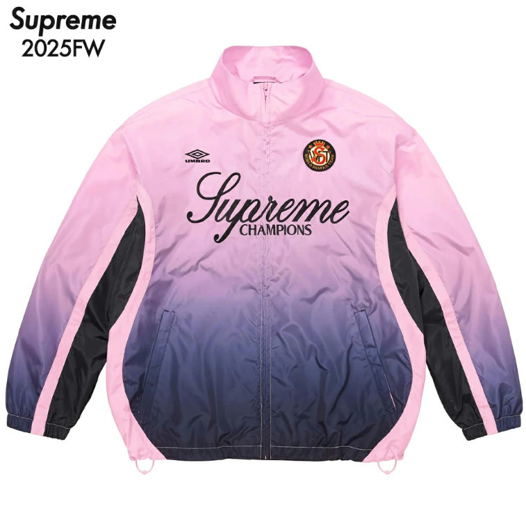 2025FW☆Supreme Umbro Gradient Track Jacket Pink Lサイズ (Supreme