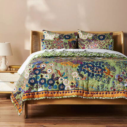 アンソロポロジーのベットカバー〈TWIN QUILT〉 アンソロポロジーの