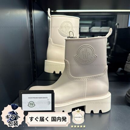 ホワイト（白）系 MONCLER(モンクレール) レインブーツ(レディース