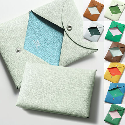 バイカラー HERMES Calvi(エルメス カルヴィ) カードケース・名刺入れ