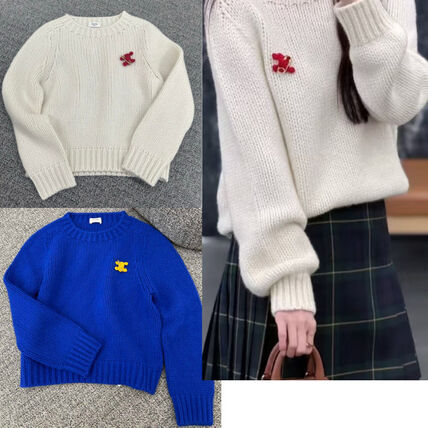 ホワイト（白）系 CELINE(セリーヌ) ニット・セーター(レディース