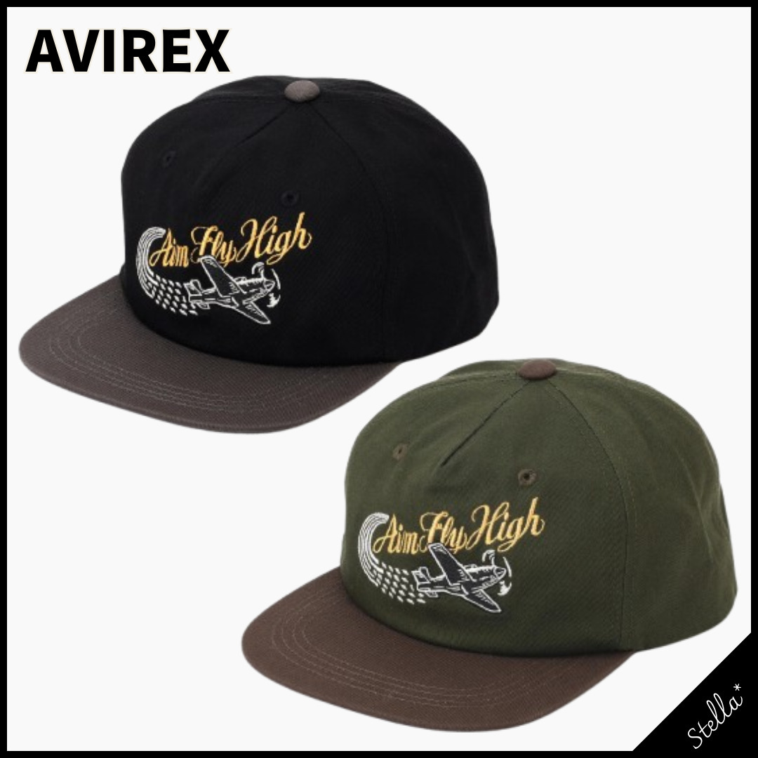 注目□AVIREX□AUTHENTIC AimFlyHigh LOGO CAP 国内発 すぐ届く