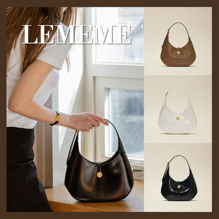 韓国ファッション ホワイト（白）系 LEMEME(ルメメ) ショルダーバッグ
