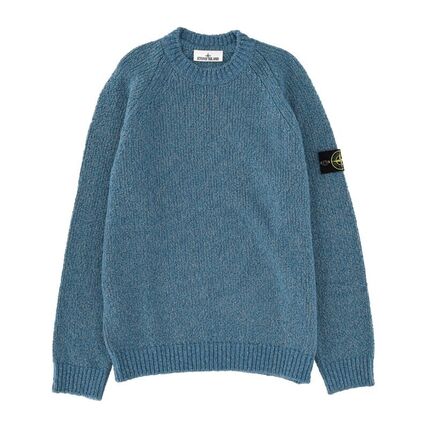 ブルー（青）系 STONE ISLAND(ストーンアイランド) ニット・セーター