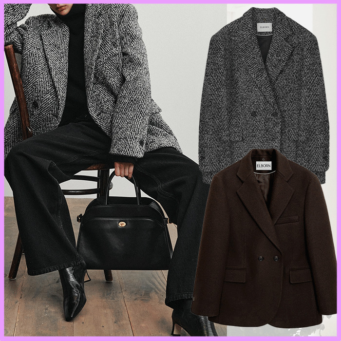 ☆人気☆ルーカスウールダブルコート/ELBORN☆ (ELBORN/コート