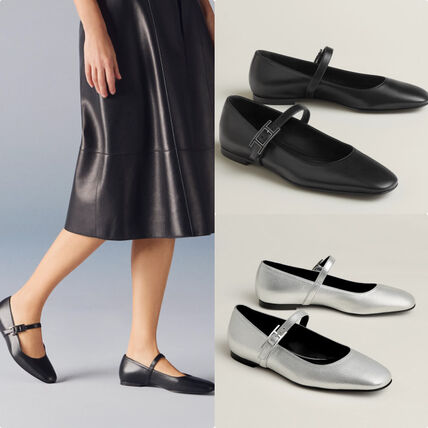 HERMES(エルメス) フラットシューズ(レディース) - ブランド通販のBUYMA