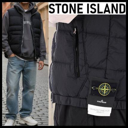ダウンベスト メンズ STONE ISLAND(ストーンアイランド) - ブランド