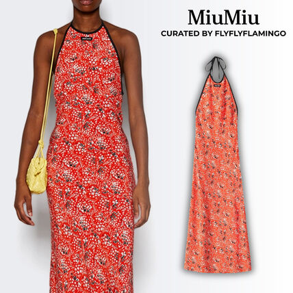 花柄 MiuMiu(ミュウミュウ) ワンピース・オールインワン(レディース