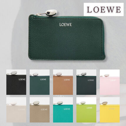 グリーン（緑）系 LOEWE(ロエベ) カードケース・名刺入れ(レディース