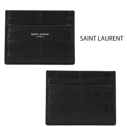 クロコダイル Saint Laurent(サンローラン) カードケース・名刺入れ