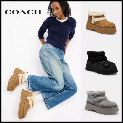 26cm Coach(コーチ) ショートブーツ・ブーティ(レディース) - ブランド