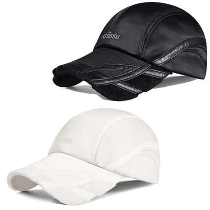 ブラック（黒）系 ATiiSSU(アティシュ) キャップ(メンズ) - ブランド