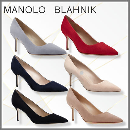 スエード Manolo Blahnik(マノロブラニク) パンプス(レディース