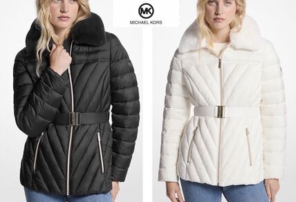 ホワイト（白）系 S Michael Kors(マイケルコース) ダウンジャケット