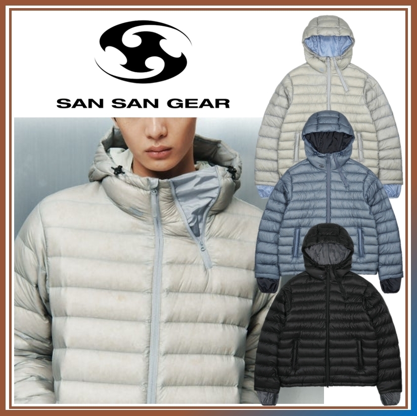 Sansan Gear】Suffix Puffer Jacket Grey 25FW☆ 送料・関税込 (San