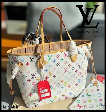 ホワイト（白）系 Louis Vuitton NEVERFULL(ルイヴィトン ネヴァーフル