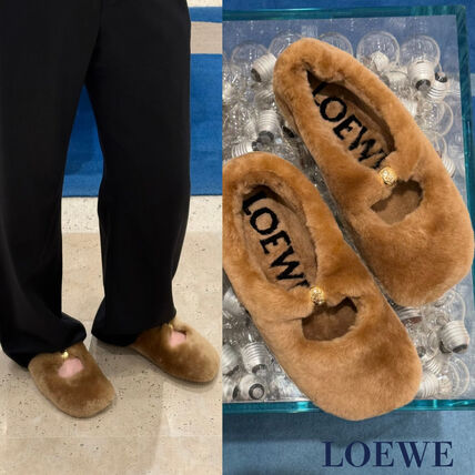 LOEWE PEBBLE(ロエベ ペブル) フラットシューズ(レディース