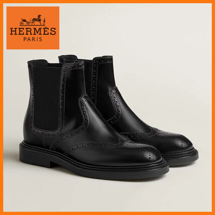 サイドゴアブーツ(チェルシーブーツ) 22.5cm HERMES(エルメス) ブーツ